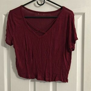 Maroon t shirt